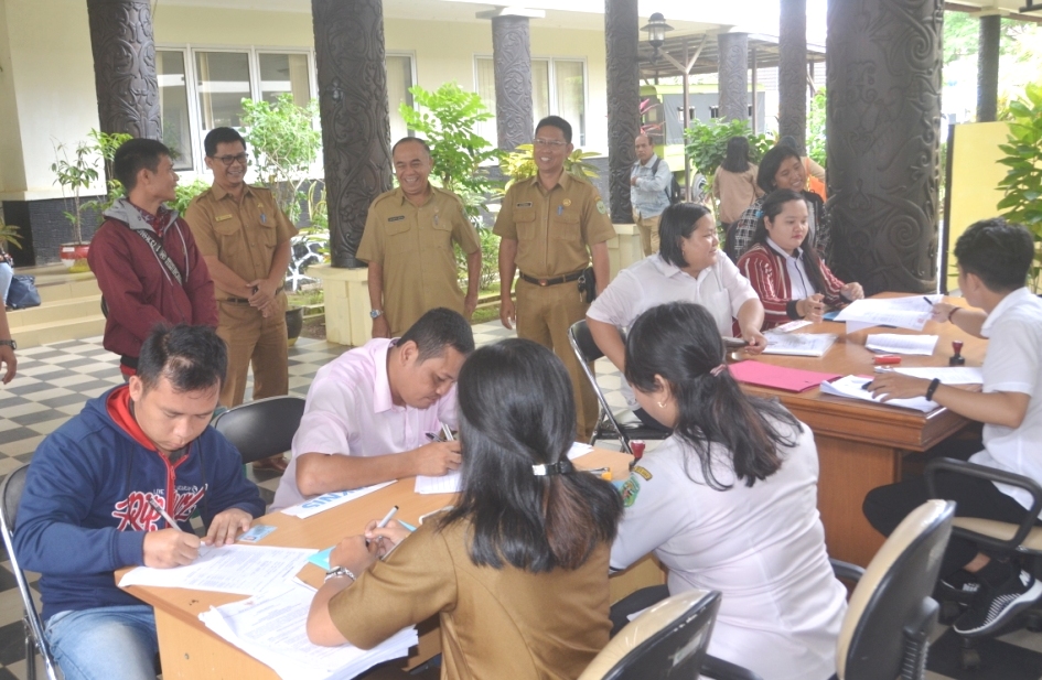 Wabup Pantau Penerimaan Seleksi CPNS 2019, Pastikan Penerimaan Berjalan Lancar dan Transparan